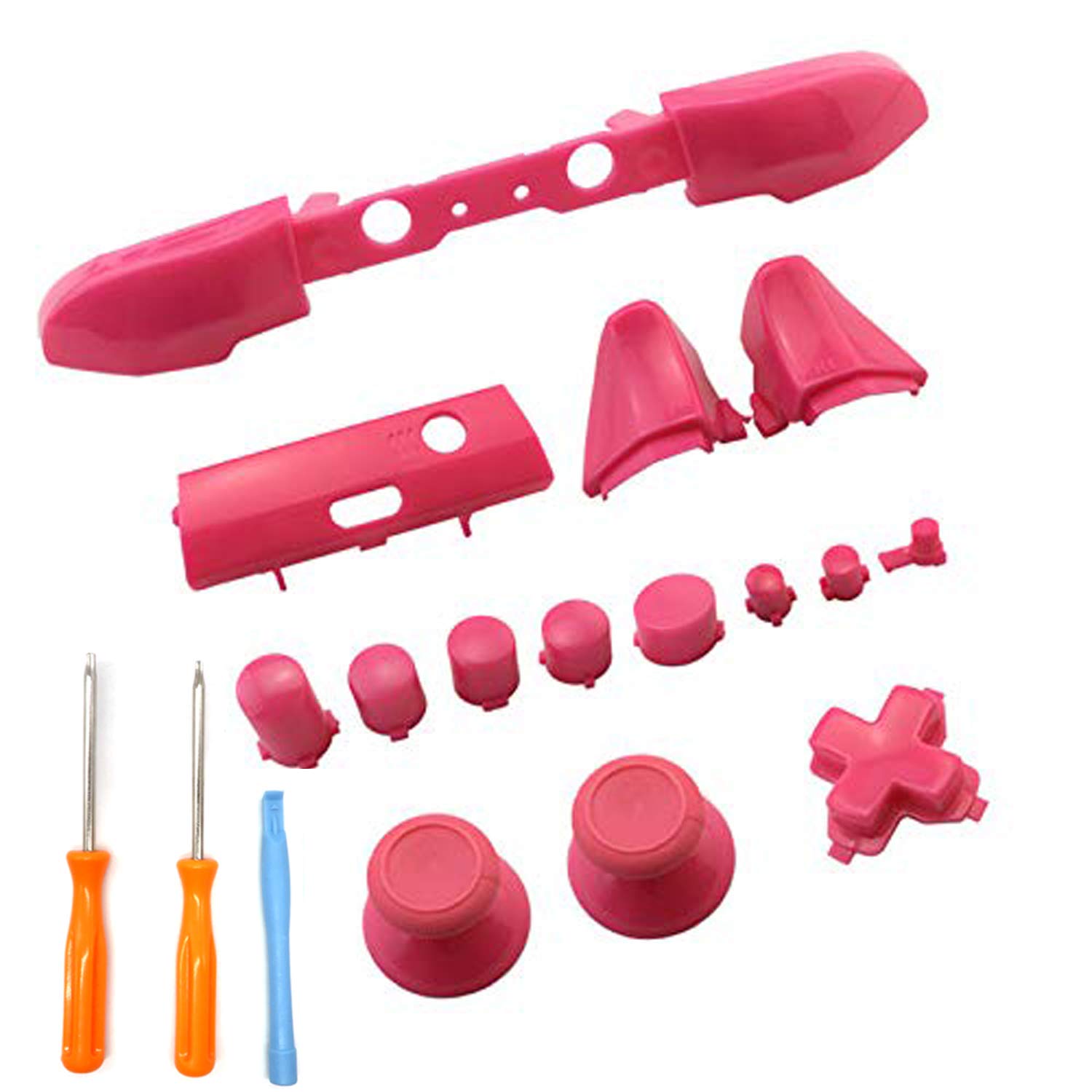 YICHUMY Replacement RB LB Bumper RT LT Trigger Buttons Mod Kit for Xbox One S Slim Controller (Purple) : Video Games