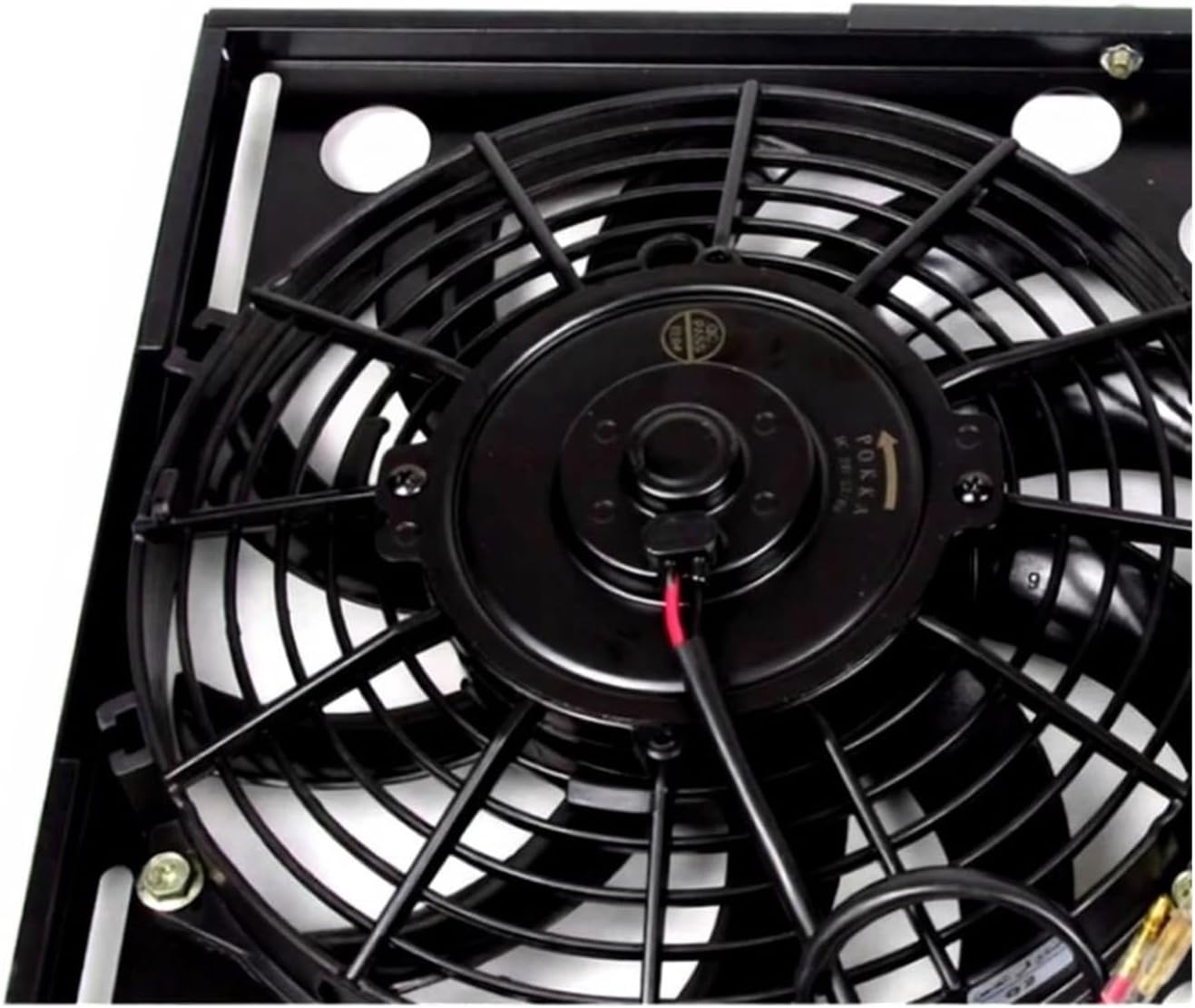 J6 Truck Air Conditioning Condenser Electronic Fan Modification And Installation Of Car Cooling Fan(12VO)