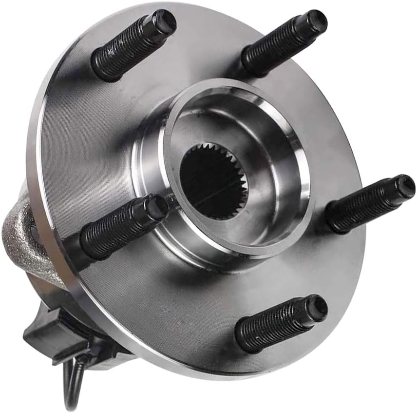 AUQDD 513206 x2 Front Wheel Hub and Bearing Assembly (Fit Vehicles with 4-Wheel ABS and 5 Stud Hub) Compatible with 05-10 Chevy Cobalt /06-11 HHR (No SS and SS Panel) / Pontiac G5 /03-07 Saturn Ion