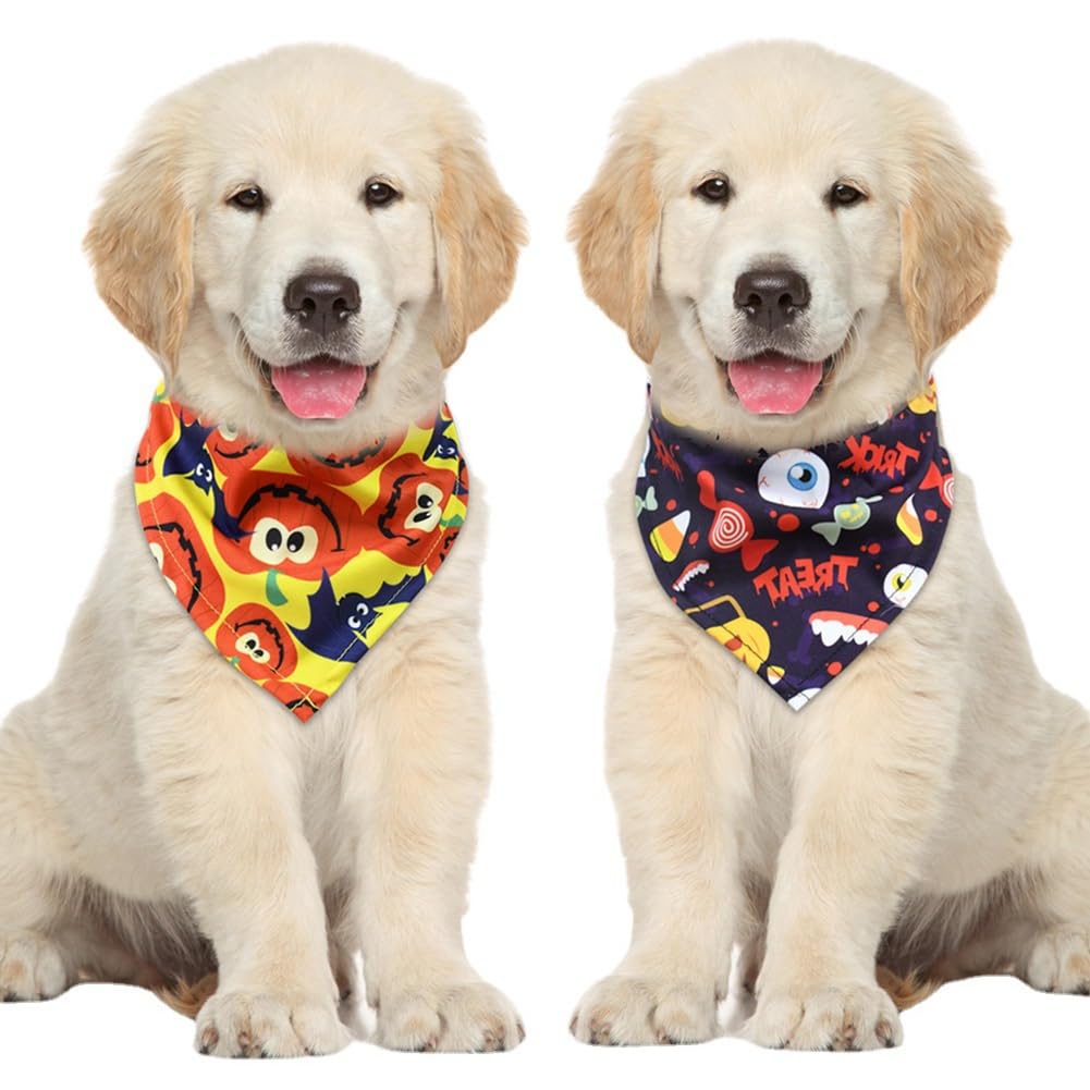 2 Bandane Per Cani E Gatti - Sciarpe Regolabili, Design Fashion, Morbido Tessuto - Foto 6