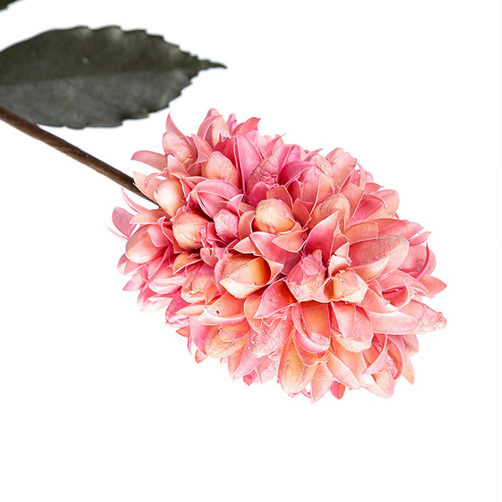 Fleur Artificielle Fleur Jacinthe Artificielle avec des Feuilles De Soie Faux Fleur Simulation des Plantes De Mariage Partie Maison Jardin Décoration Fleurs Séchées 3 Pièces 60cm