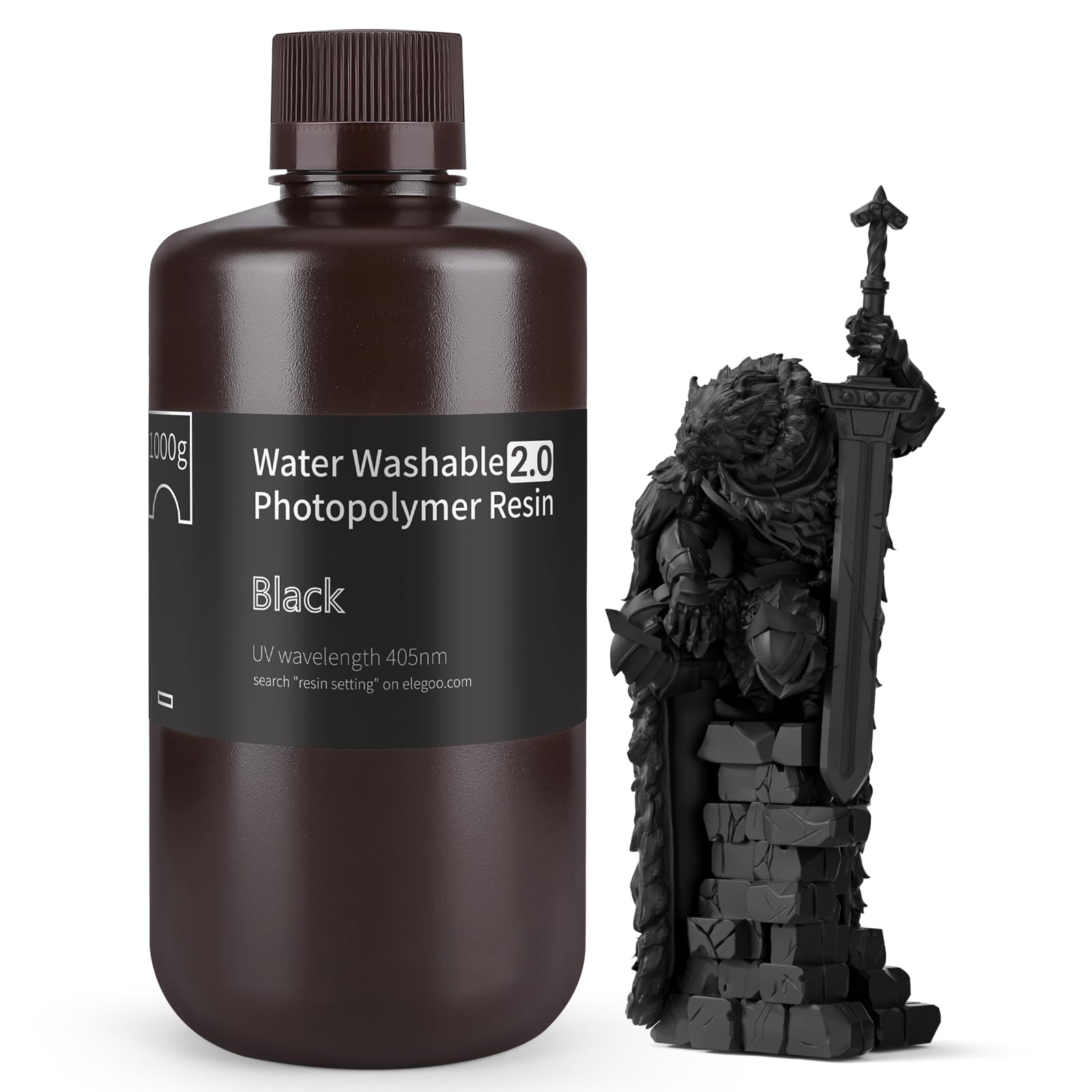 ELEGOO 405nm Wasser Waschbares Resin 2.0