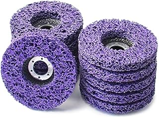10 PCS 115mm Purple Stripping Wheel Strip Discs for Angle Grinders Clean & Remove Paint, Coating, Rust and Oxidation for Wood Metal Fiberglass Work