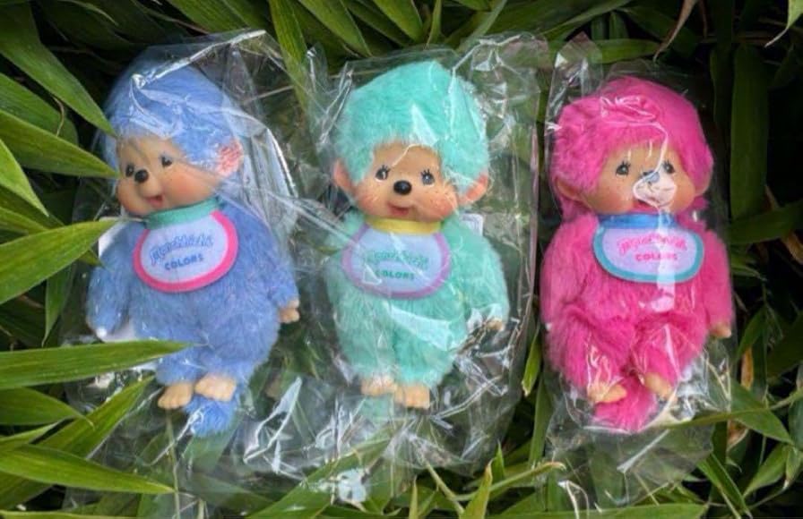 モンチッチCOLORS キーチェーン ベリーピンク ミントグリーン ブルー