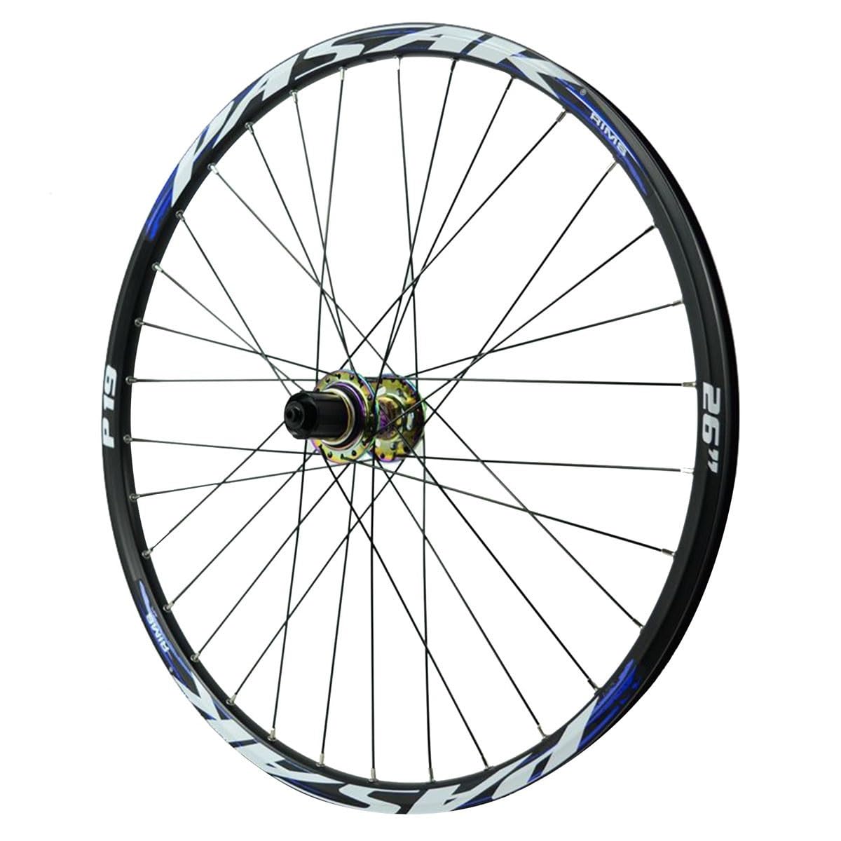 Zestaw kół do roweru górskiego 24/26/27,5/29 cala, stop aluminium przód 2 tylne 4 łożyska podwójna ścianka szprychy 32H hamulec tarczowy 7-12 prędkości