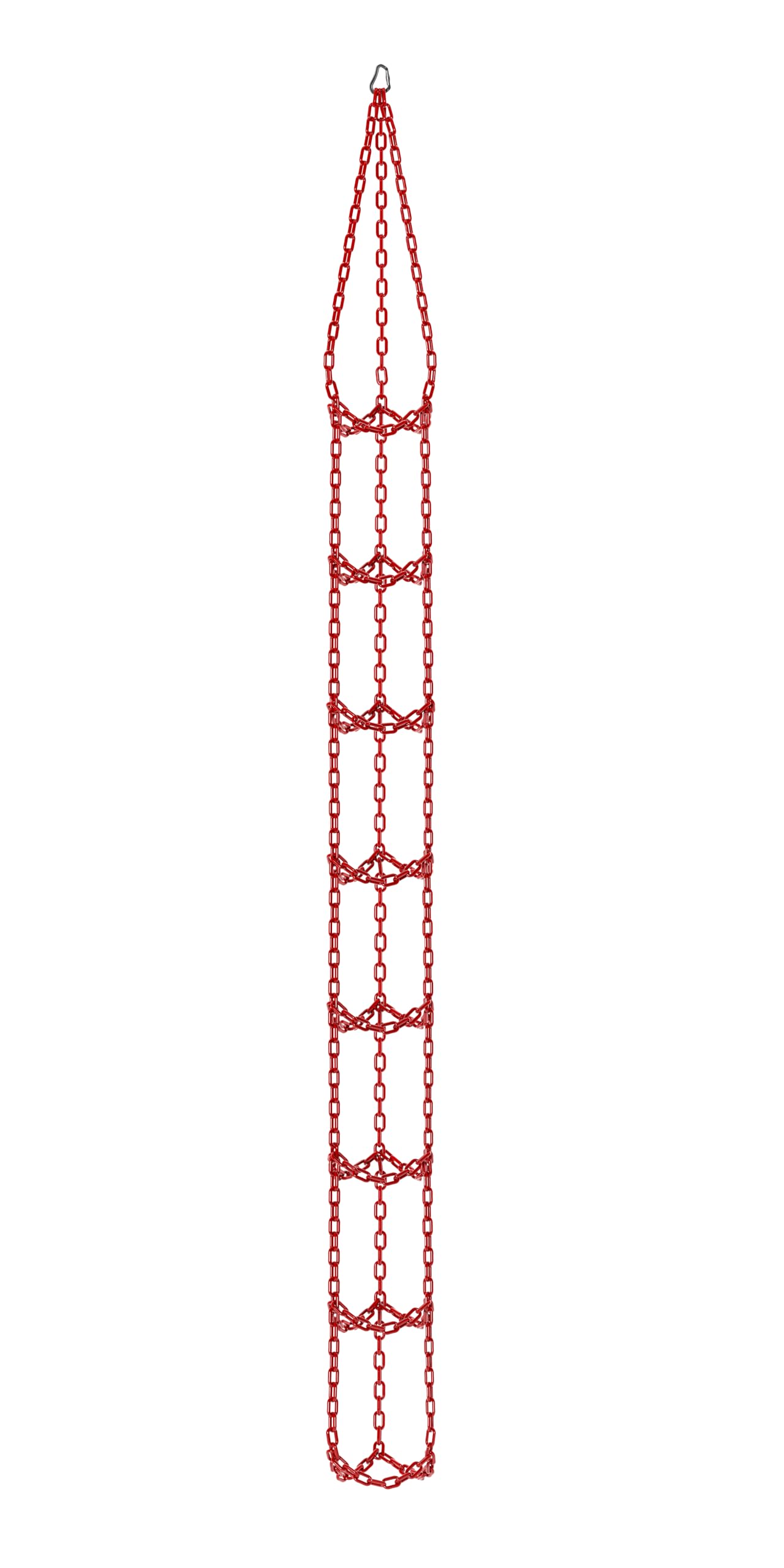 Ballhalter - Halter für 8 Bälle (Basketball, Fußball, Volleyball) - Veranstalter für Bälle - Rot