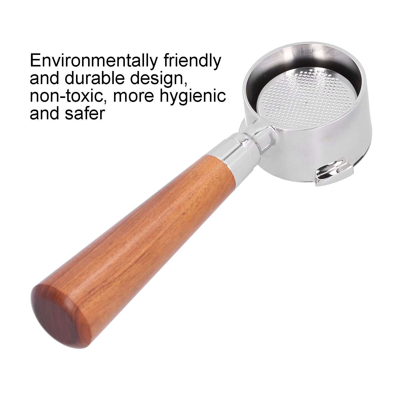 Kolba do Kawy Bez Dna, Ergonomiczna Konstrukcja ze Stali (51mm)