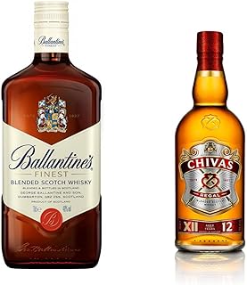 Ballantines Finest Blended Scotch Whisky, 70 cl & Chivas Regal 12 Year Old Blended Scotch Whisky, 70 cl