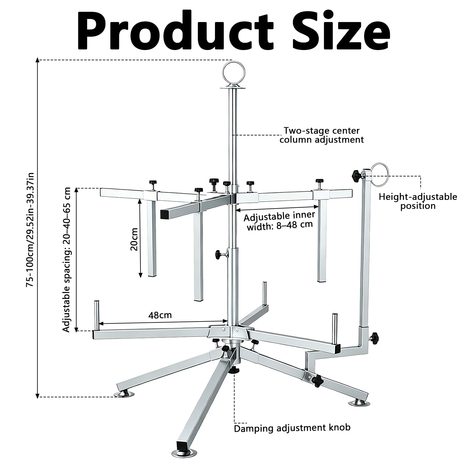 Avvolgicavo per riscaldamento a pavimento, avvolgicavo con borsa per tubo PEX PERT AL/PEX del riscaldamento a pavimento, max. 150 kg
