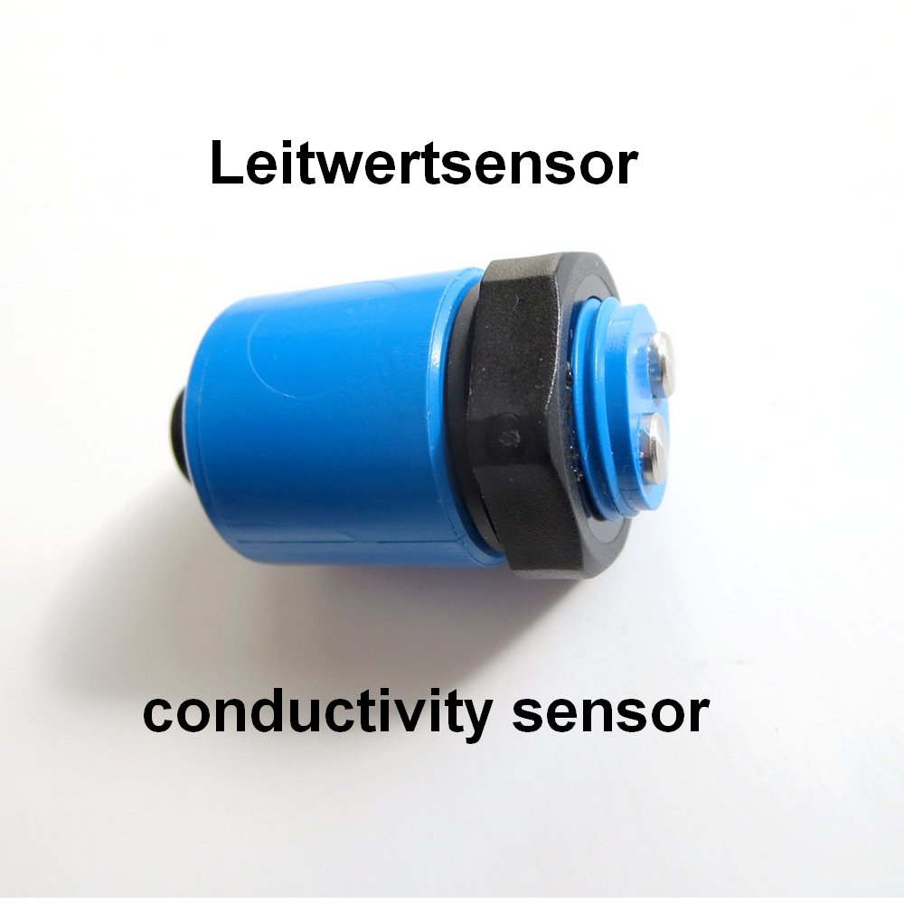 Impianto dosatore controllato da 0 a 20 µS, 230 V, 6,0 l/h, con sensore di conduttività, accessori completi