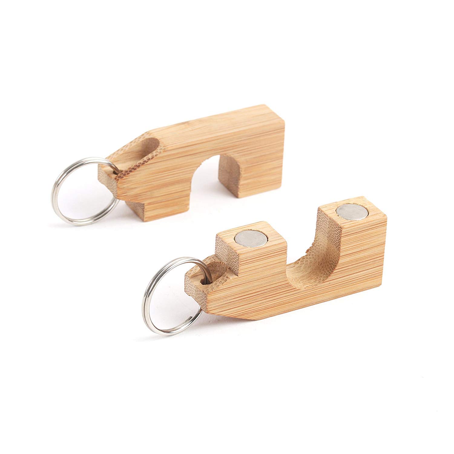 Maximumcatch Bamboo Material 2Pcs Magnetic Fishing Rod Guard/Holder: 2 Pieces