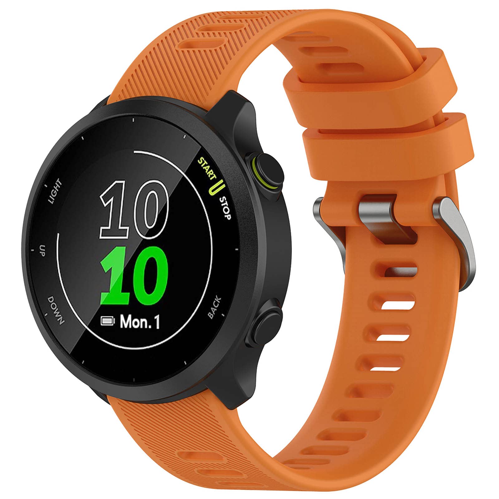 TopPerfekt Band Compatible with Garmin Forerunner 55 20mm Soft Silicone Replacement Watch Band Strap Wristband for Forerunner 570 42mm/165/158/645/245/Vivoactive 5/6/Venu 2 Plus/Galaxy Watch 4 42MM