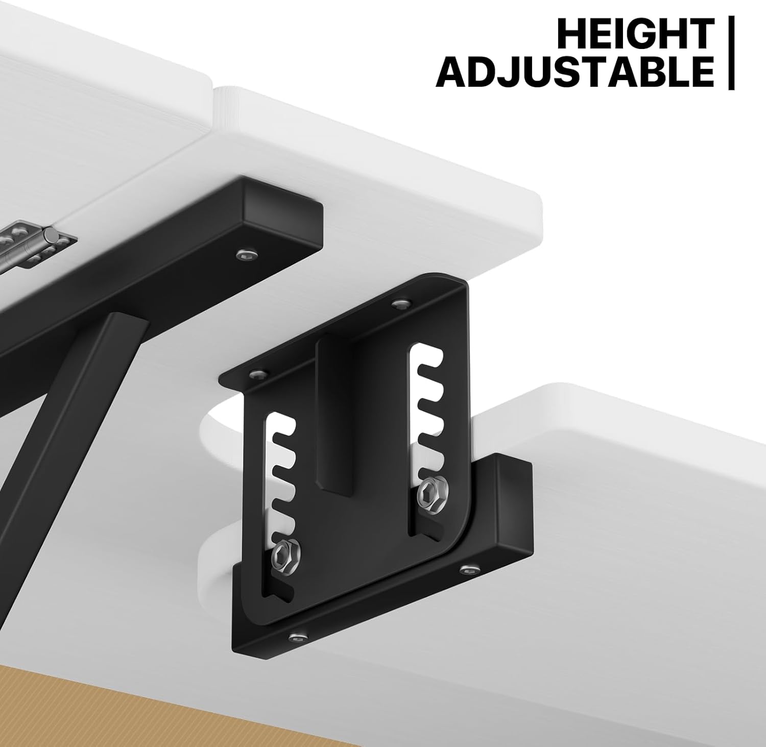 MoNiBloom 60" Sewing Craft Table, Large Sewing Machine Table w/Adjustable Shelf & Enlarged Cutting Space, Sturdy Computer Desk with Storage Drawer