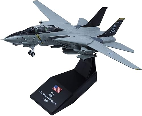 Udnorbay 1100 F-14 Tomcat Skeleton Fighter Modelo de avión militar fundido a troquel modelo de avión militar
