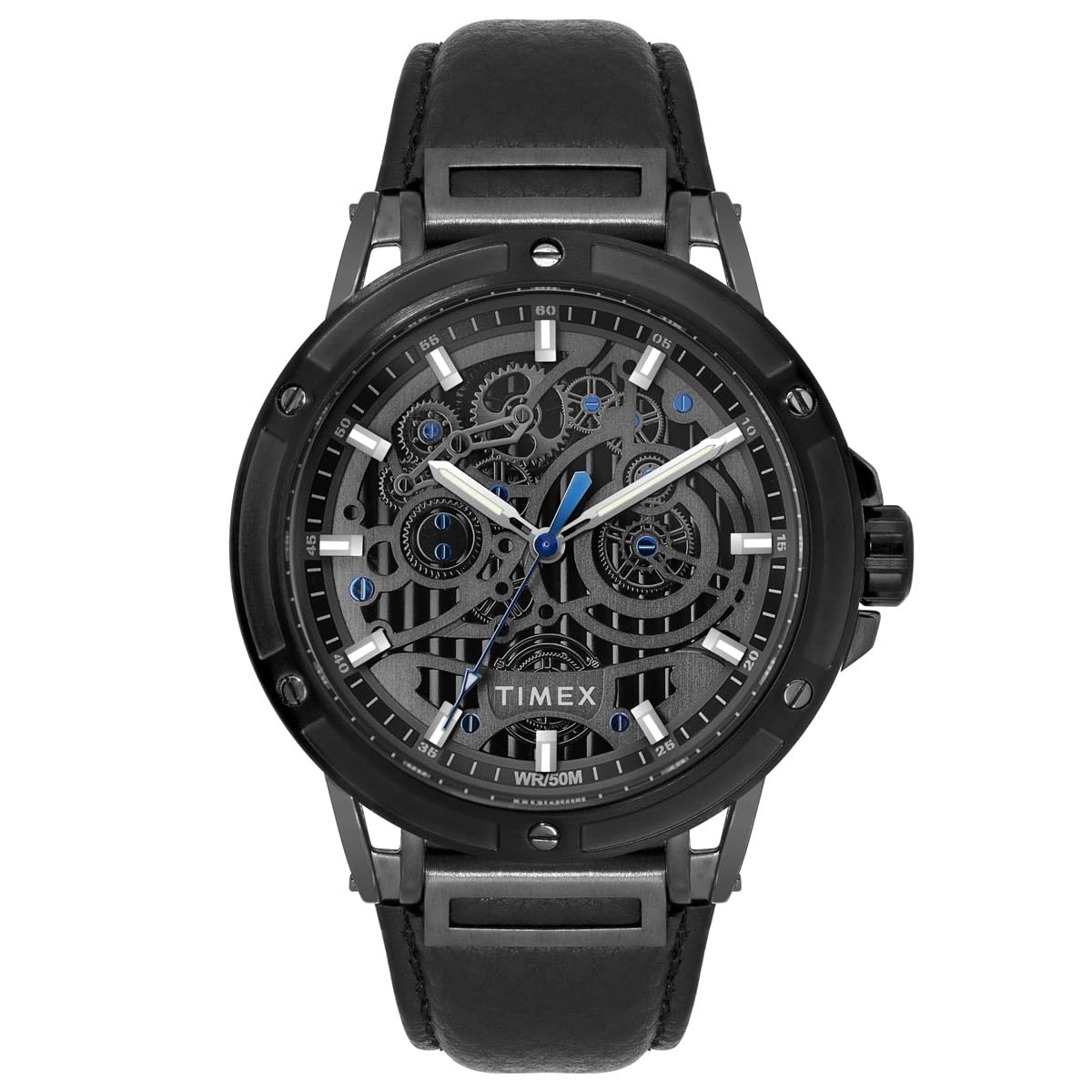 timex Analog Watch for Man with Round Dial & Water Resistant Men's Wrist Watches-picture-21