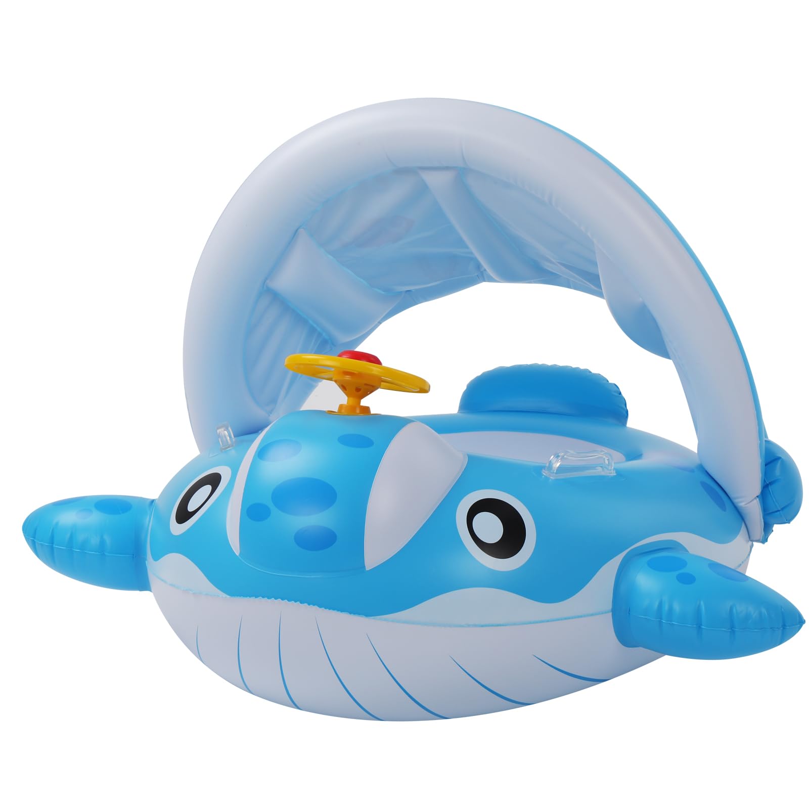 Bouee Bebe Avec Pare Soleil Siège De Natation Unique Pour Bébé Avec Toit Pare-soleil Amovible, Bouée De Natation Pour Bébé Bouée Bébé Anti Uv