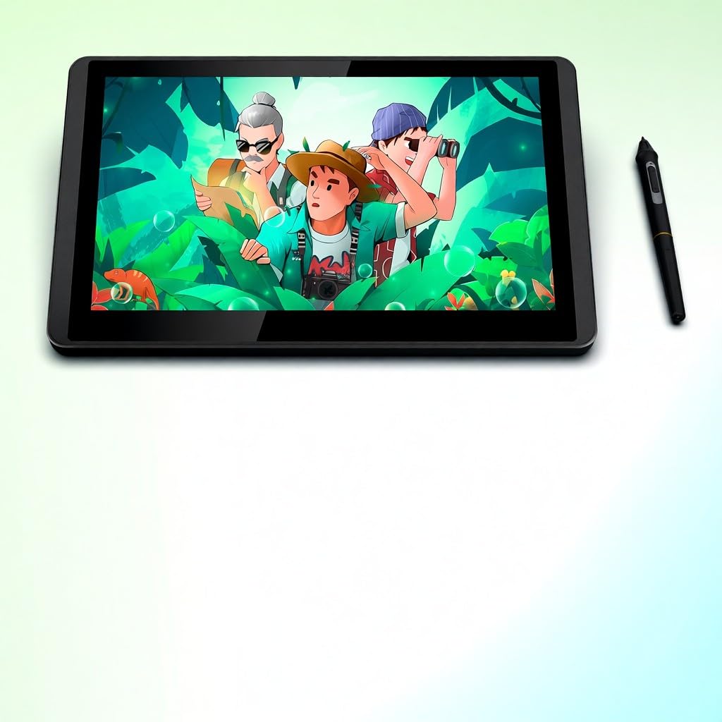 12HD-A H-IPS LCD Grafica Disegno con 8192 Livello Passivo Tecnologia Tilt Funzione USB Alimentato Basso Consumo Supporto Windows OS