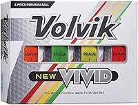 Vista 5 de Volvik Juego de 3 pelotas de golf de color mate de alta visibilidad, 3 docenas (36 bolas)