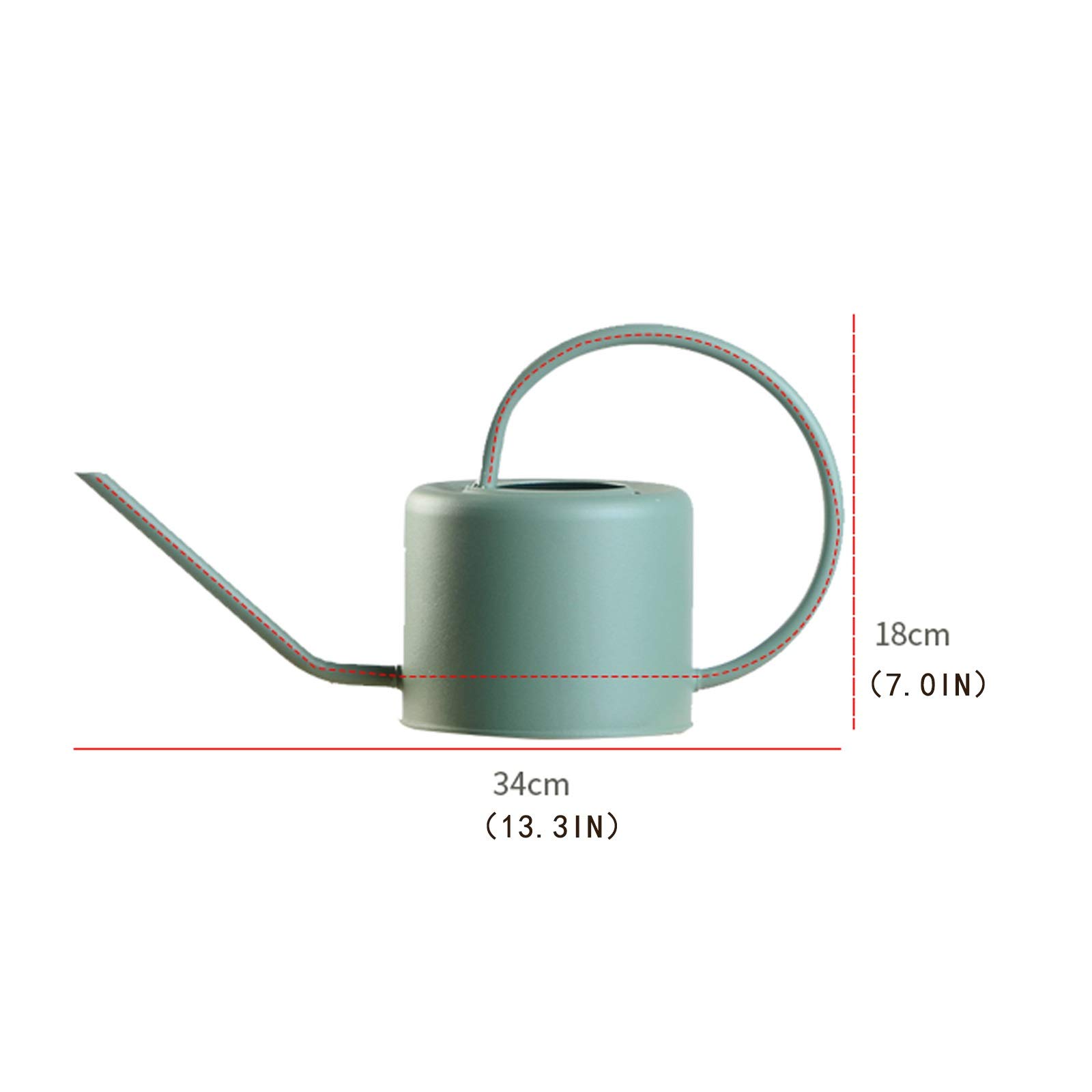 Arrosoirs galvanisés Arrosoir de Style Moderne avec poignée, pour Plantes d'extérieur et d'intérieur Bec verseur d'eau Gushe (C)