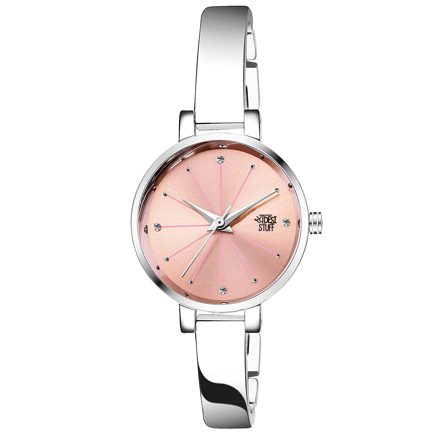 SWADESI STUFF Exclusive Analog Pink Luxury Watch For Women And Girls - Stainless Steel (B0862DPKHM) Amazon Price History, Amazon Price Tracker