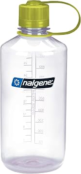 Nalgene Tritan Narrow Mouth BPA-Free Water Bottle, Clear, 32 oz