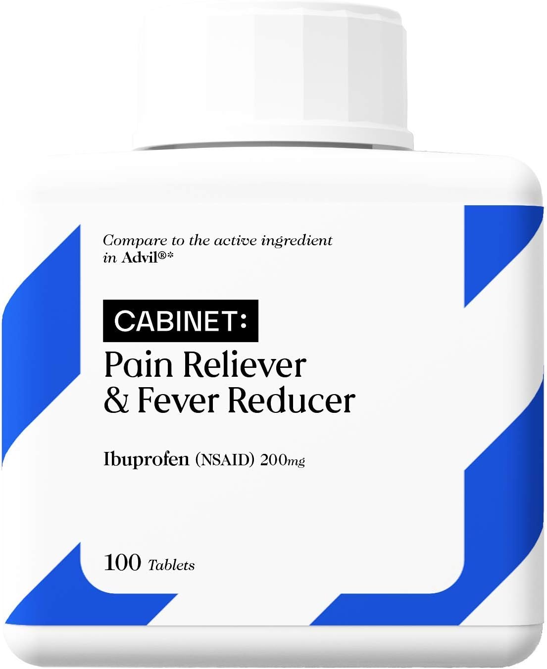 Cabinet Pain Reliever & Fever Reducer | Ibuprofen 200mg | 100 Tablets