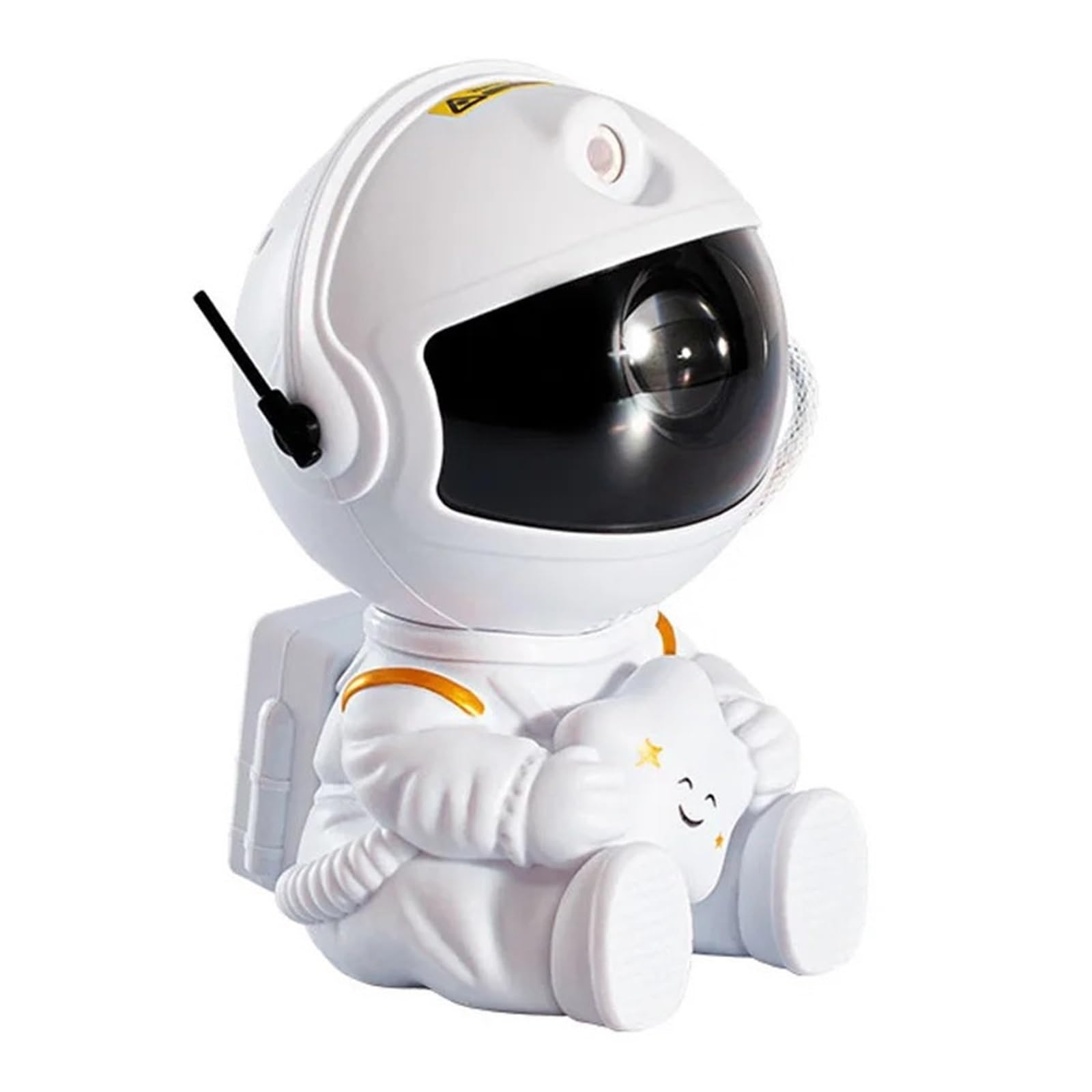 TRDEWR Spaceman Projector Starry Sky Galaxy Stars Night Light LED Lamp for Bedroom Room Decor Decorative Nightlight Create an Atmosphere(White)