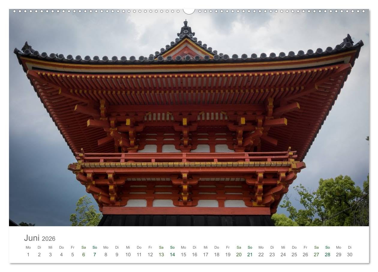 Japan - Orte der Stille (hochwertiger Premium Wandkalender 2026 DIN A2 quer), Kunstdruck in Hochglanz: Eine Reise zu besinnlichen Orten innerhalb Japans (CALVENDO Orte)