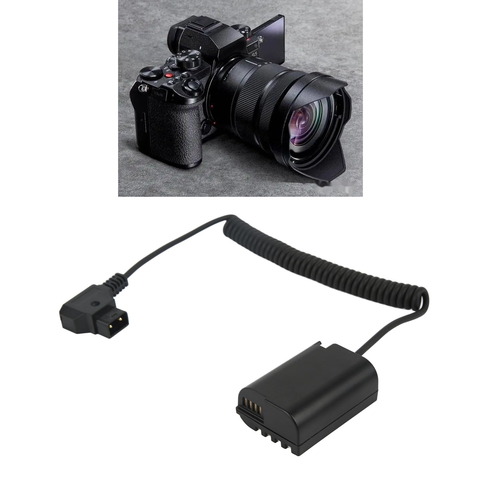 Amazon | Lumix 用 D Tap to DMW DCC17 ダミーバッテリー バッテリー