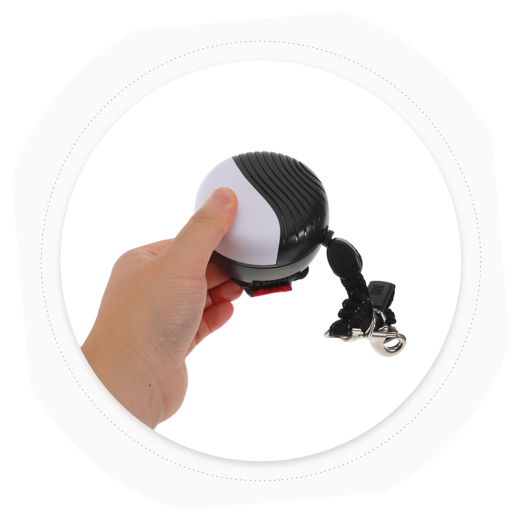 Hohopeti Laisse Rétractable pour Chien Dragonne Autour du Poignet, Corde Télescopique de 3 Mètres en Abs, Confortable Mains pour Promenade et Jeu en Extérieur
