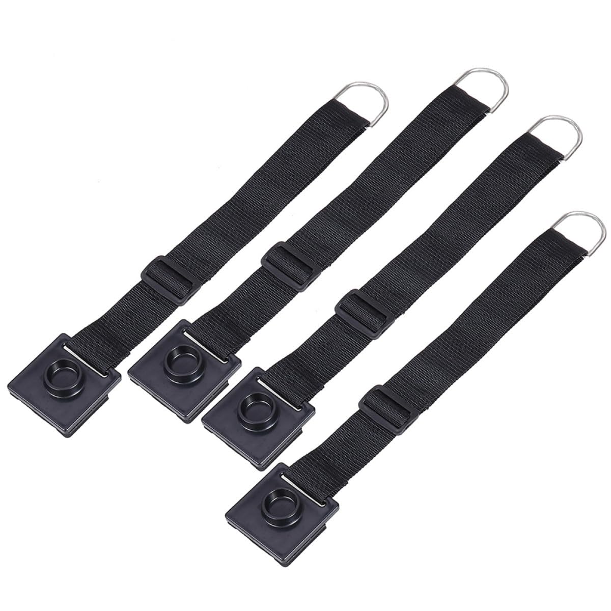 Gatuida Correa Antideslizante Soporte Plegable Ajustable para Violonchelo y Contrabajo de 40 a 70cm de Resina Negra Paquete de 4 Piezas para Estabilidad Segura