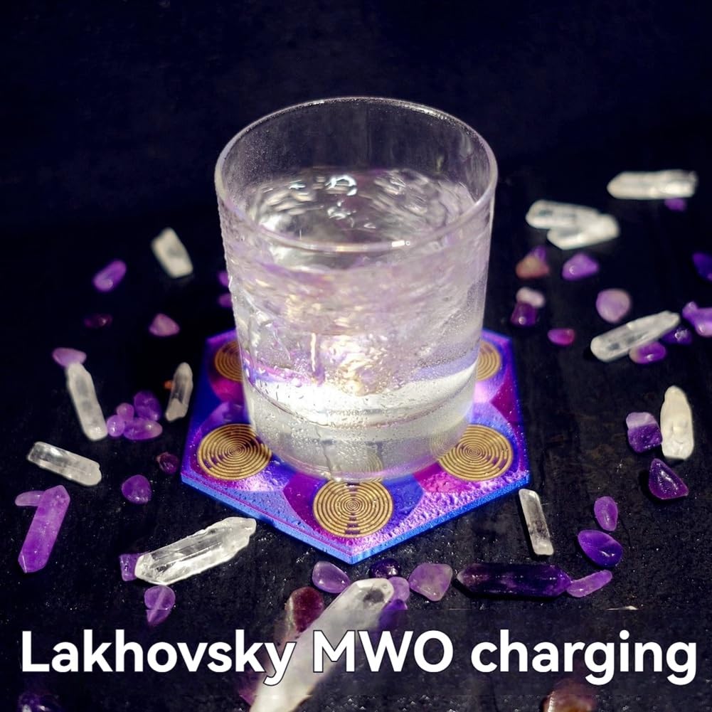 MWO Polarisation Disk MultiWave Oszillator Antenne Lakhovsky Goldbeschichtete Energieplatte Aufladen Reinigende