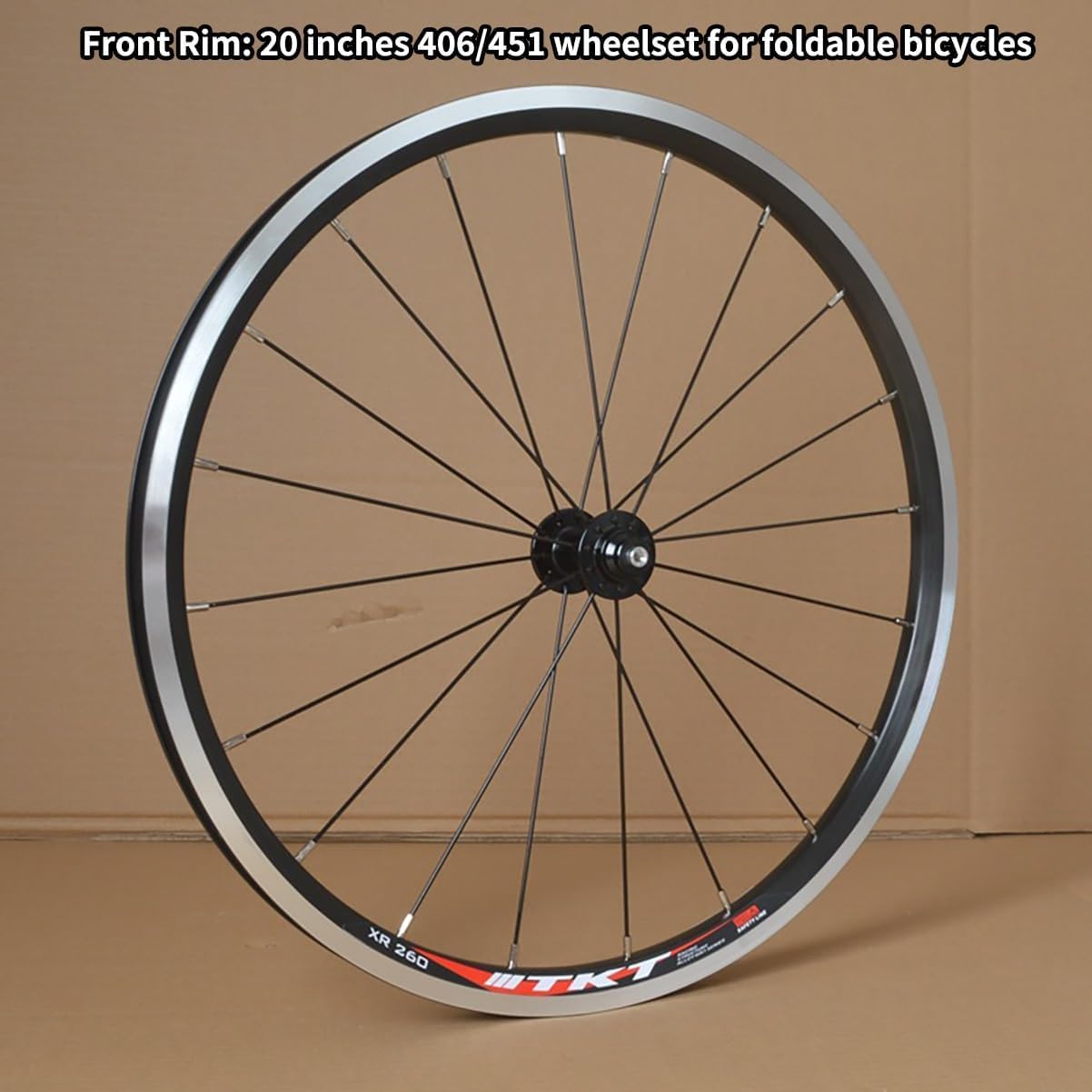 BMX Wheelelset 20 '' 406/451 V Składane motocykle hamulce felgi z przodu 74/100 mm tylne koła 130 mm szybkie wydawanie 20/20H Huby dla 7/8/9/10/11 Cassette FreeWheel, 406 Czarne, 74/130 mm