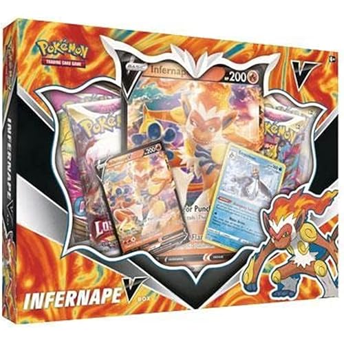 Pokemon Lost Origin Infernape V Box Set: 4 Booster Packs + promos!