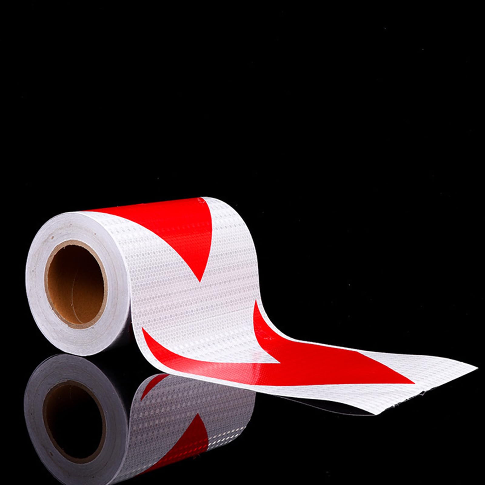Cinta de señalización reflectante Cinta reflectante de advertencia de seguridad Blanco Rojo, Negro Amarillo 7,9 pulgadas x 82 pies