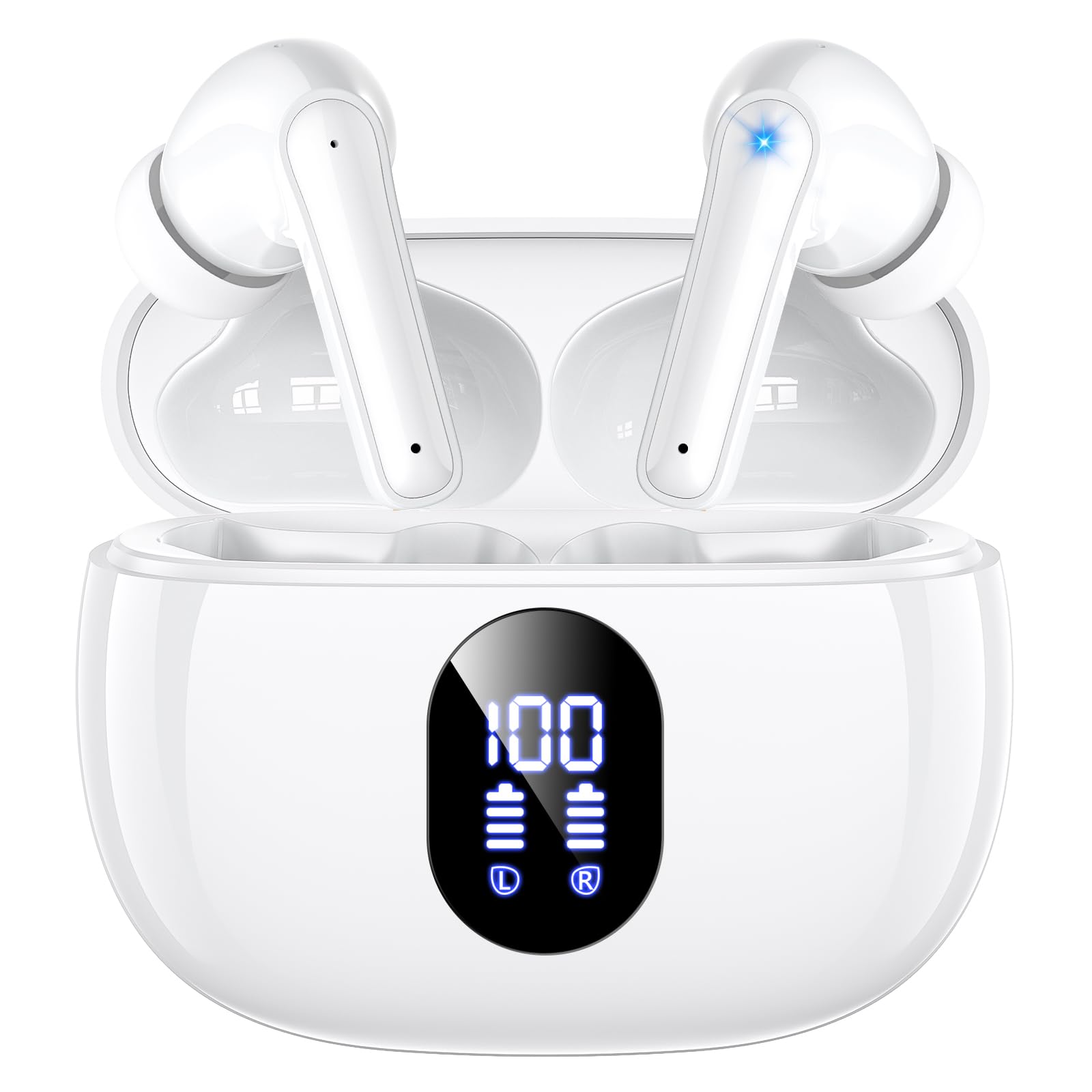 Amazon.co.jp: イヤホン bluetooth ワイヤレスイヤホン 48時間の
