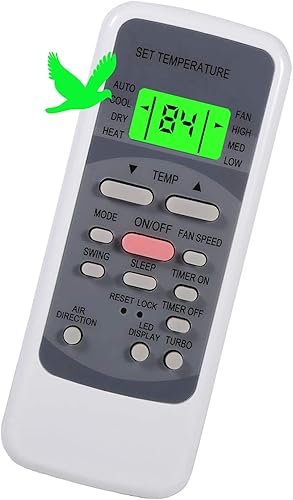 Mando a distancia de repuesto para Arctic King AC Air Conditioner WWK08CR91N WWK10CR91N WTW-08ER5a WTW-12ER5a WTW-14ER5a EWK+06CR5 EWK+08CR5