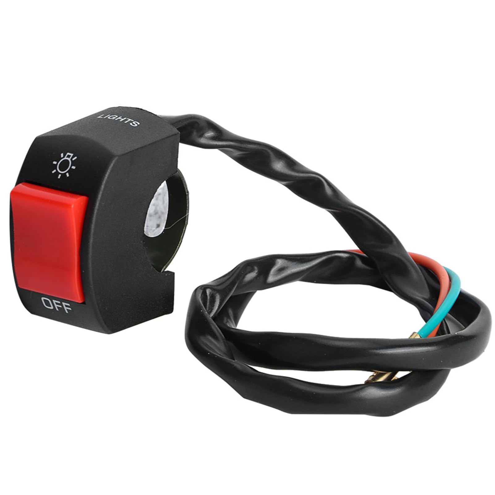 Motorcycle Handlebar Switch, Universal 22mm 7/8inch 12V Handlebar ...