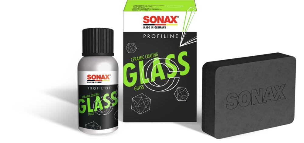 SONAX PROFILINE CeramicCoating CC Glass (50 ml) Hydrophobe Versiegelung für echtes Glas am Fahrzeug | Art-No. 02730000