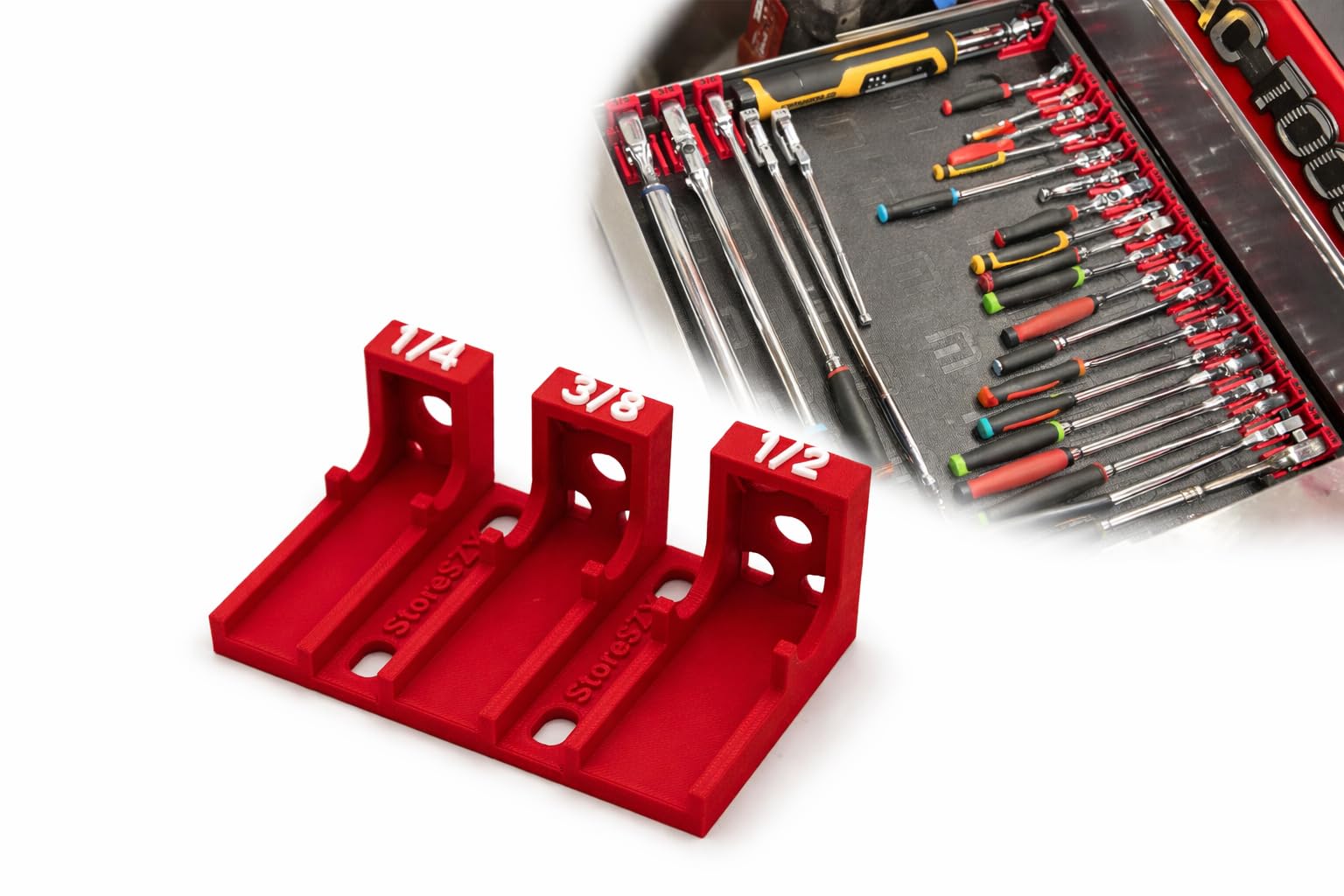 Ratchet Organizers - Magnetic Toolbox Storage -24
