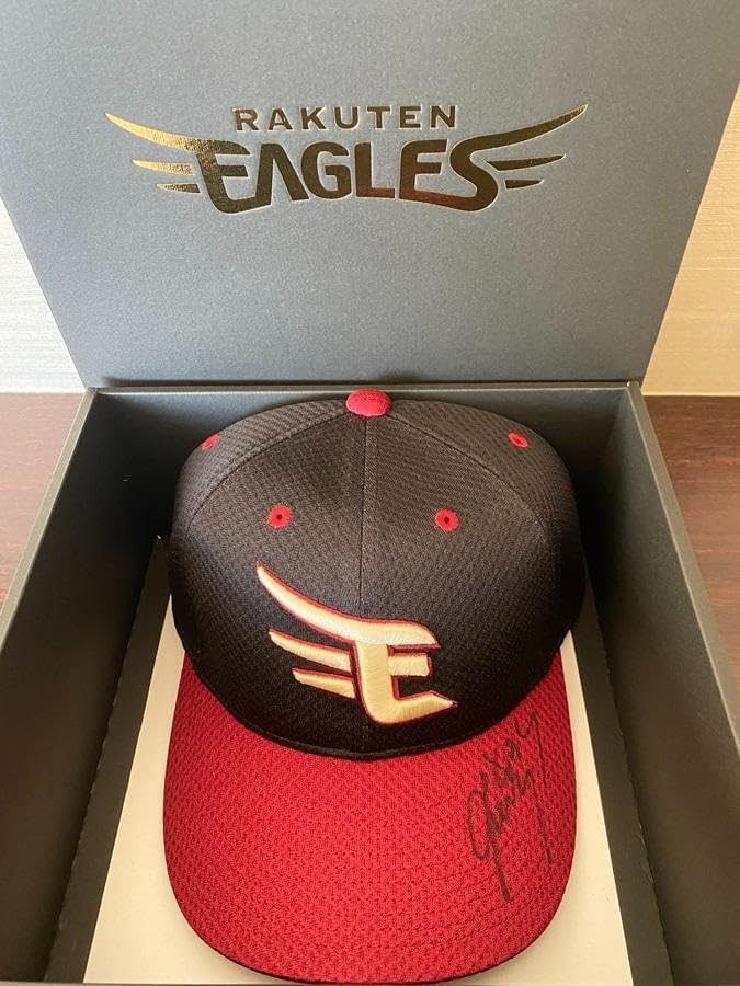 楽天　イーグルス　銀次選手　#33　直筆サインキャップ　球団ホログラム付 楽天 イーグルス 銀次選手 #33 NPB 直筆サインキャップ 球団ホログラム