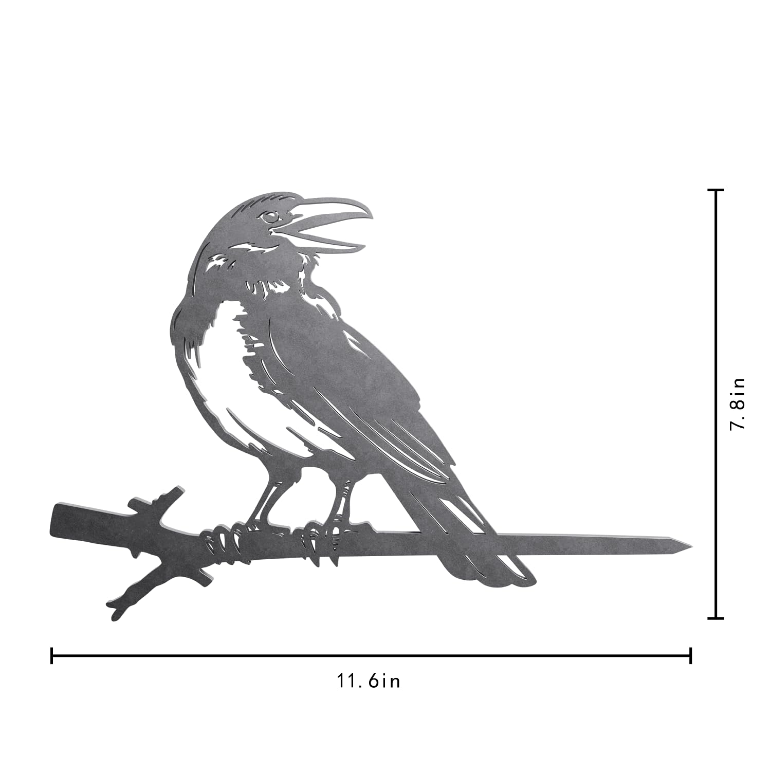 Metall-Spatzen-Gartendeko – Rostige Vögel Als Baum-Deko Aus Cortenstahl (Outdoor)
