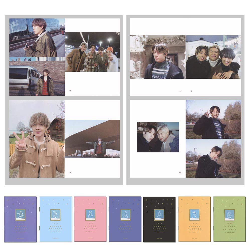 Youyouchard Kpop BTS 2020 Winter Package Photo Book Mini Book