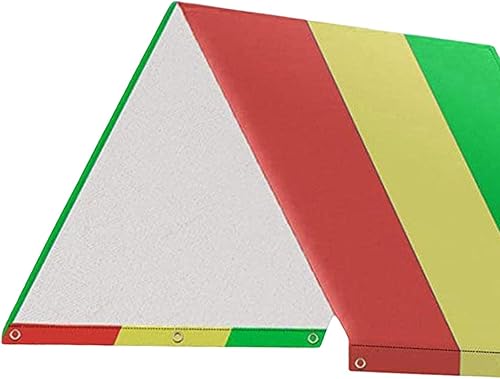 Miniatura 9 de predolo Swing Set Sombra Lona Sombra Pantallas Techo Tienda Techo Techo Toldo Rojo Amarillo Verde