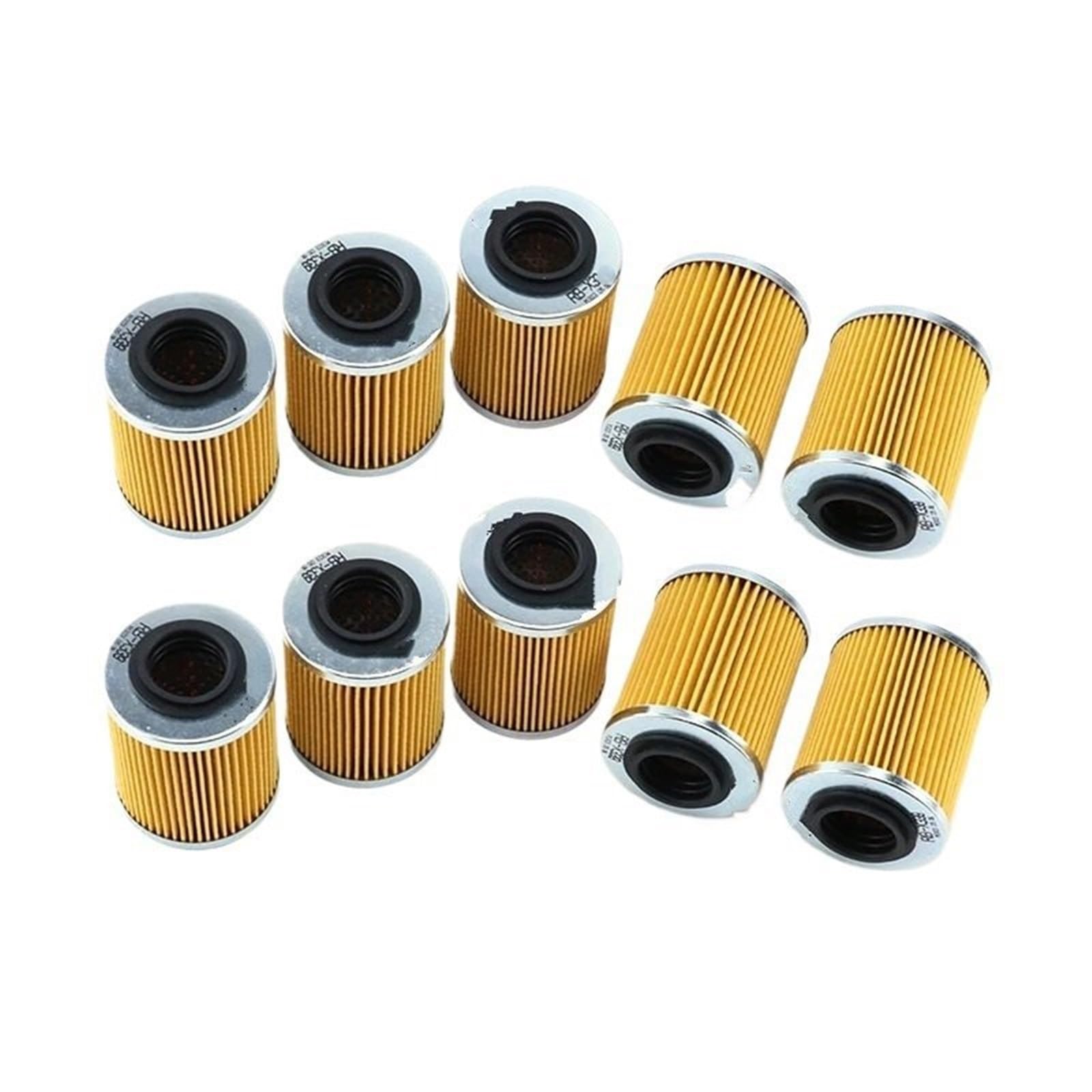filtro de aceite del motor Kit de filtros de aceite (10/20 unidades, 420256188, 420650500, 420956124, 293300086), compatible con DS650 RB-X3339, protege la caja de cambios.(10PCS)