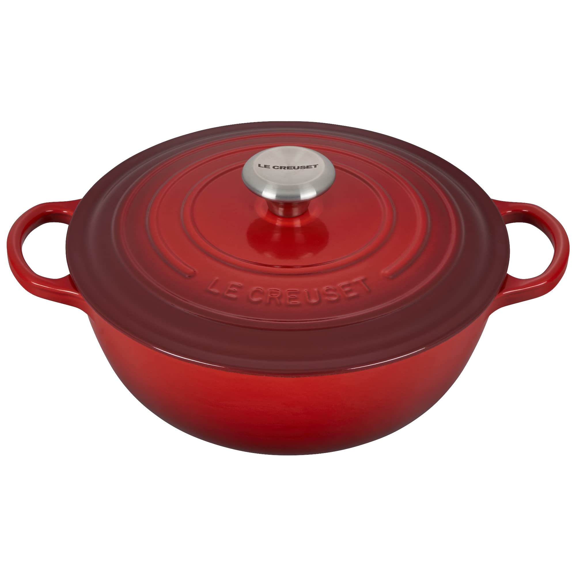 Le Creuset Signature Cast Iron Chef's Oven, 7.5qt, Cerise