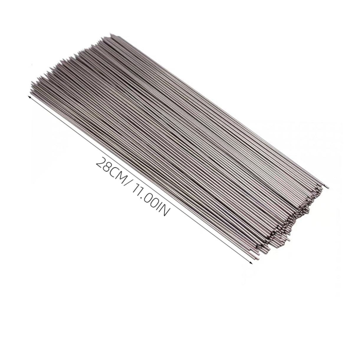 Spiedini Tondi in Acciaio Inox 304 100 Pezzi per Barbecue