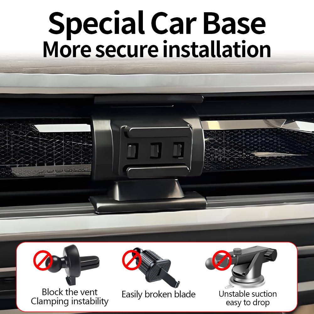 Magnetische Autohalterung für BMW X5 X5M 2024–2026 und X6 X6M 2024–2026 und BMW X7 2023 2024 2025 2026, Auto-Zubehör, beste Handyhalterung, schnelles 15 W kabelloses Ladegerät