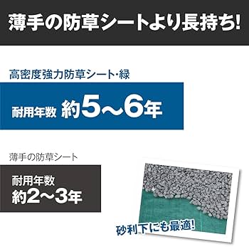 Amazon.co.jp: 防草シート 0.5m×50m 農用シート 草よけ 除草 高
