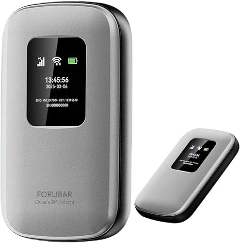 Hotspot móvil portátil 4G LTE WiFi 6 Hotspot WiFi de viaje global Más de 180 países Hasta 48 horas de tiempo de uso Conecta hasta 16